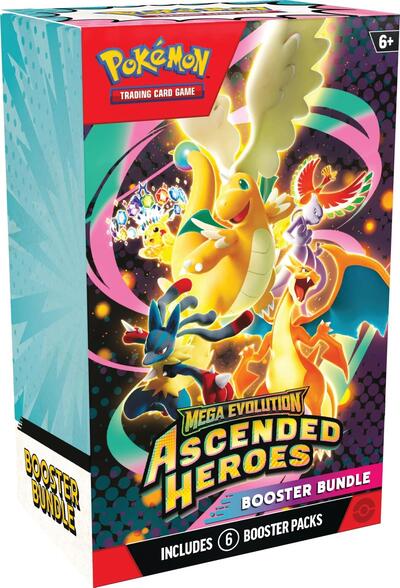 Pokémon TCG: Mega Evolution—Ascended Heroes Booster Bundle