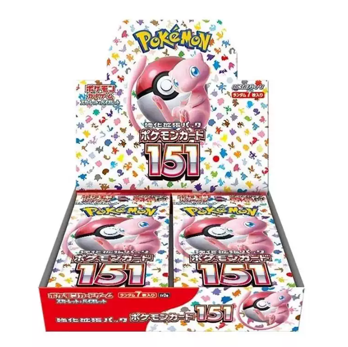 PTCG Japanese version Pok é mon 151 first generation Pikachu SV2A enhanced supplement pack