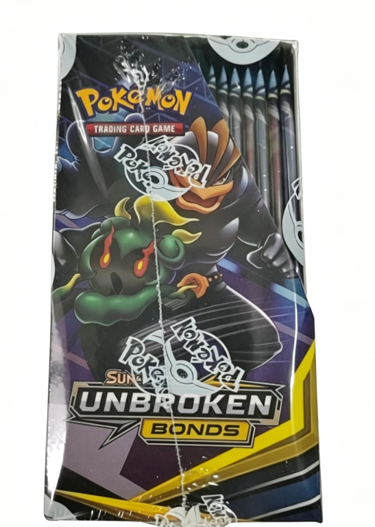 2019 English Pokemon Sun & Moon Unbroken Bonds Booster Box- Factory Sealed